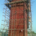 CONSTRUCTION OF SECURITY TOWER
